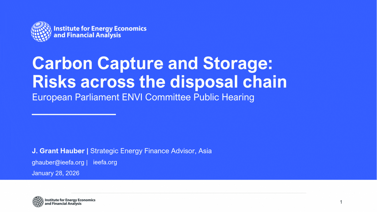 Grant's presentation in Brussels